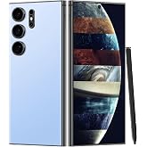SafetySay Unlocked Cell Phones C25 Ultra Smartphones 5G Phone Android 14 Mobile Phones 12GB+512GB/7 Display/48MP+108MP Camera/8000 mAh/Dual SIM/Build-in Pen