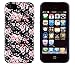 iPhone 5 / 5S Case, DandyCase PERFECT PATTERN *No Chip/No Peel* Flexible Slim Case Cover for Apple iPhone 5 / 5S - LIFETIME WARRANTY [Vintage Pink & Navy Floral]