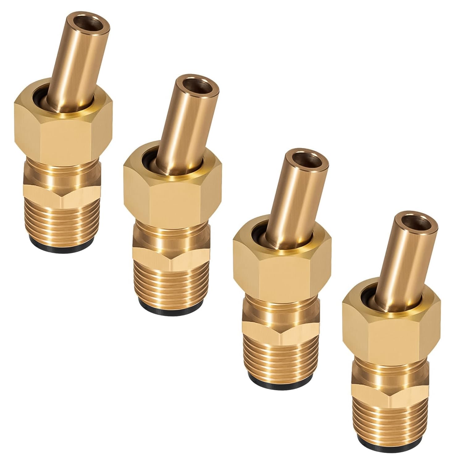 Photo 1 of Southeastern Accessory 4 Pack Swimming Pool Spa Brass Deck Jet Nozzle Replacement for R0560400 590041 1/2" NPT Threaded Connection Durable Brass Construction