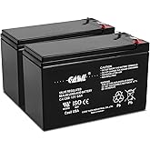 Casil 12V 8Ah Replacement Battery Compatible with APC Back-UPS ES BE550G 2 Pack