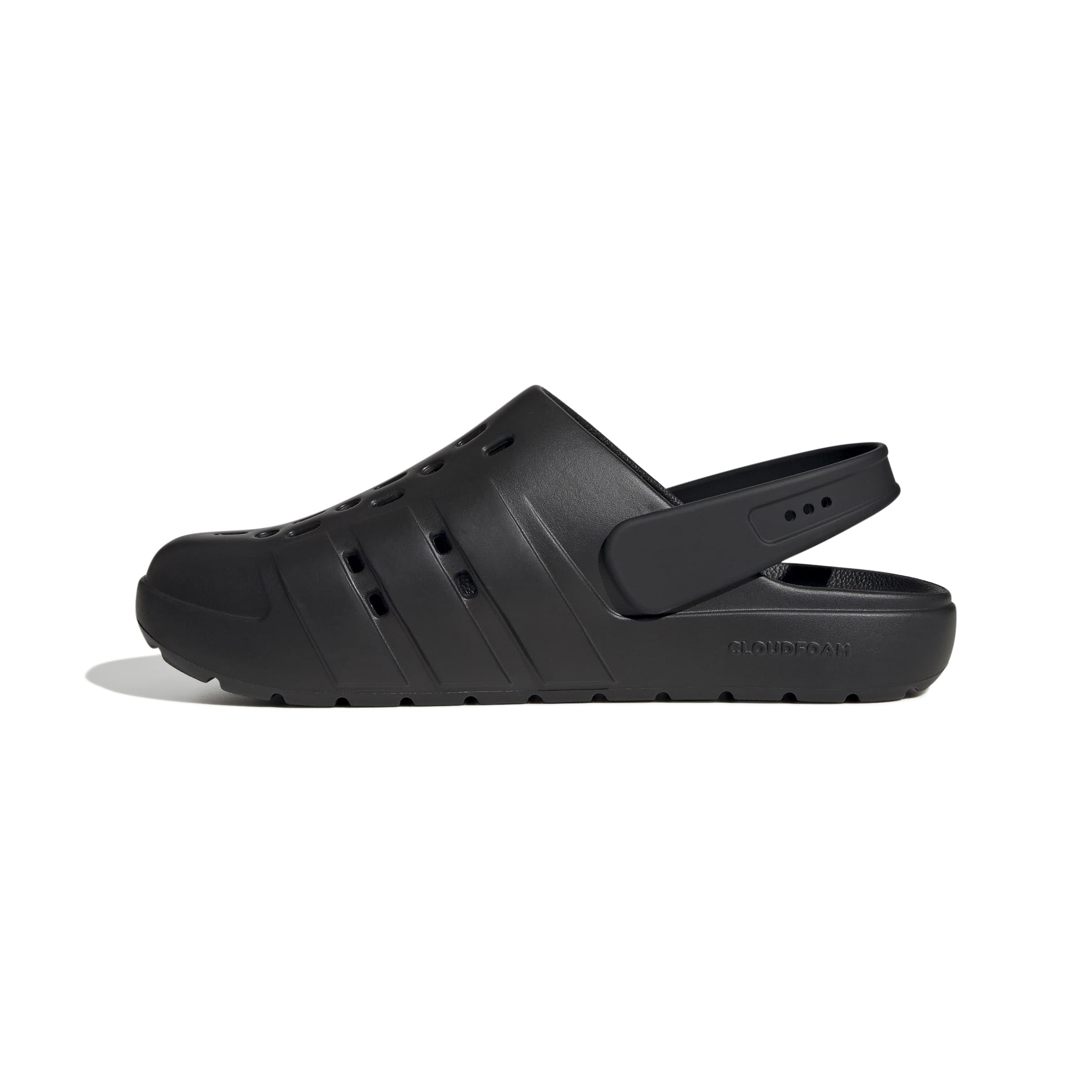 adidas Unisex-Adult Adilette Clog, Black/Black/Black, 4 Image