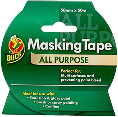 Duck Tape All Purpose Masking Tape 50mm x 50m Indoor Painting