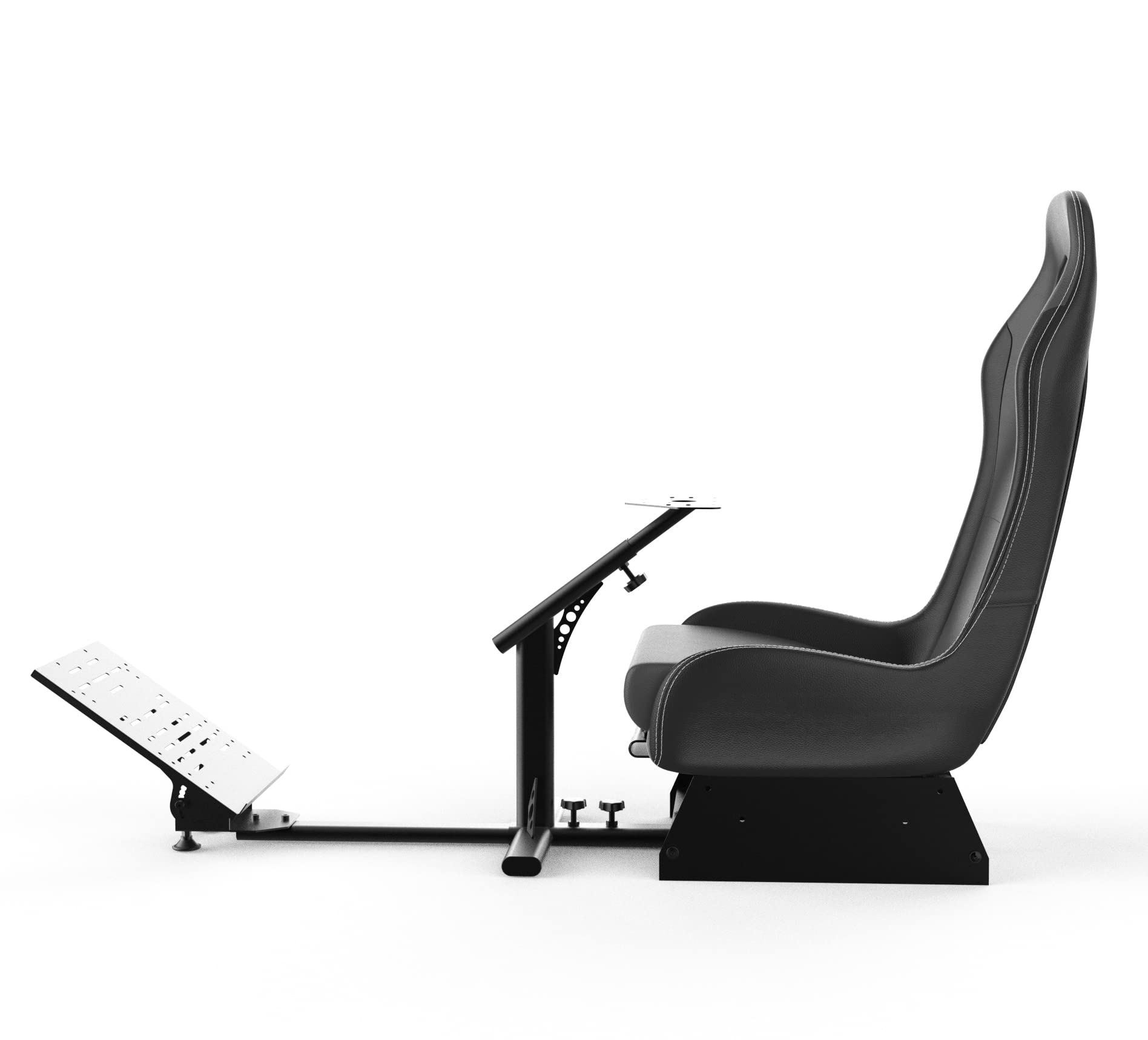 cirearoa Racing Wheel Stand with seat Gaming Chair Driving Cockpit for All Logitech G923 | G29 | G920 | Thrustmaster | Fanatec Wheels | Xbox One, PS4, PC Platforms (Black/Grey)