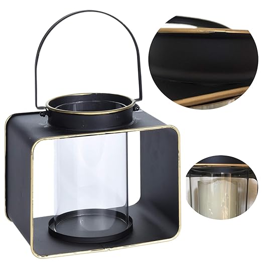 Amazon De Ls Design Metall Windlicht Garten Laterne 19cm Kerzenhalter Henkel Teelicht Deko