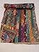 Tribal Asian Textiles Indian Ikat Kantha Quilt Embroidered Bedspread Throw Gudri Queen Blanket 003