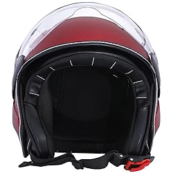 Harssidanzar Motorcycle Helmet Single Visor Open