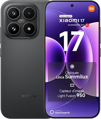 17 Smartphone 12+512Go Optique Leica Summilux - Noir
