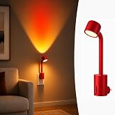 Modern LED Sunset Projector Night Light with Button Switch, Plug into Wall Halo Lamp with 3 Colors &amp; Dimmable Brightness, Aesthetic Room Decor for Bedroom Bedside, Home Decor, Gaming Room