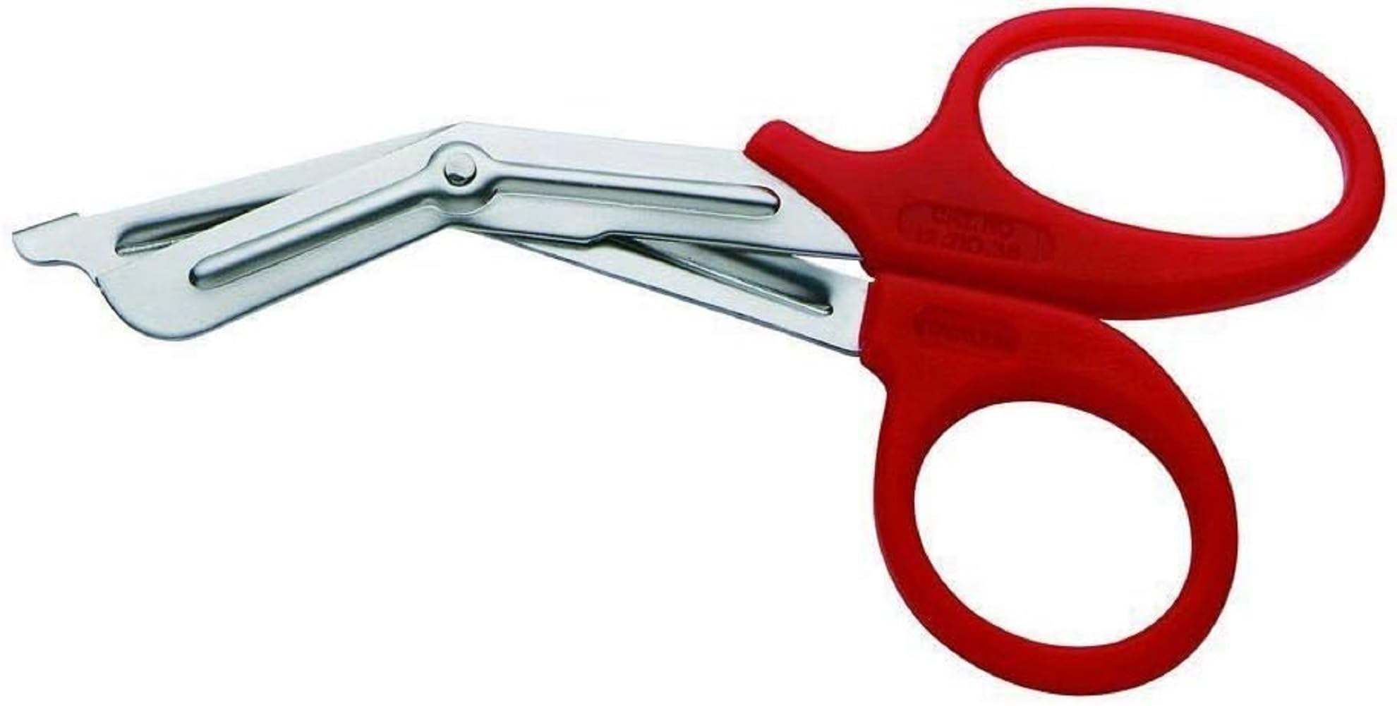 INSGB® - Tuff Cut Scissors Tough Shears First Aid Nurse Paramedic Emergency EMT (Large, Red)