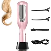 KYFIU Hair Trimmer Automatic Home Care Clipper 2-in-1 for Dry Damaged Splitting Broken Brittle Straight Curly Frizzy Beauty Styling-Pink