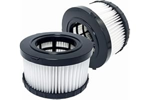 KERNEED DC5151H HEPA Filter Replacement Compatible with DEWALT DC515 DCV517 Wet Dry Vacuum, 2 Pcs