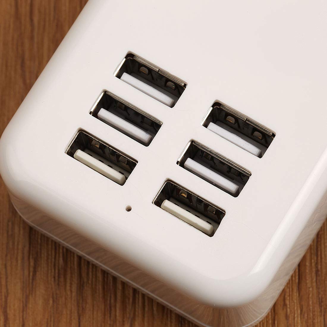 NoyoKere Cargador USB Universal de 6 Puertos para iPhone iPad iPad Samsung con Carga múltiple de Pared Adaptador de Enchufe de 5V / 3A UE