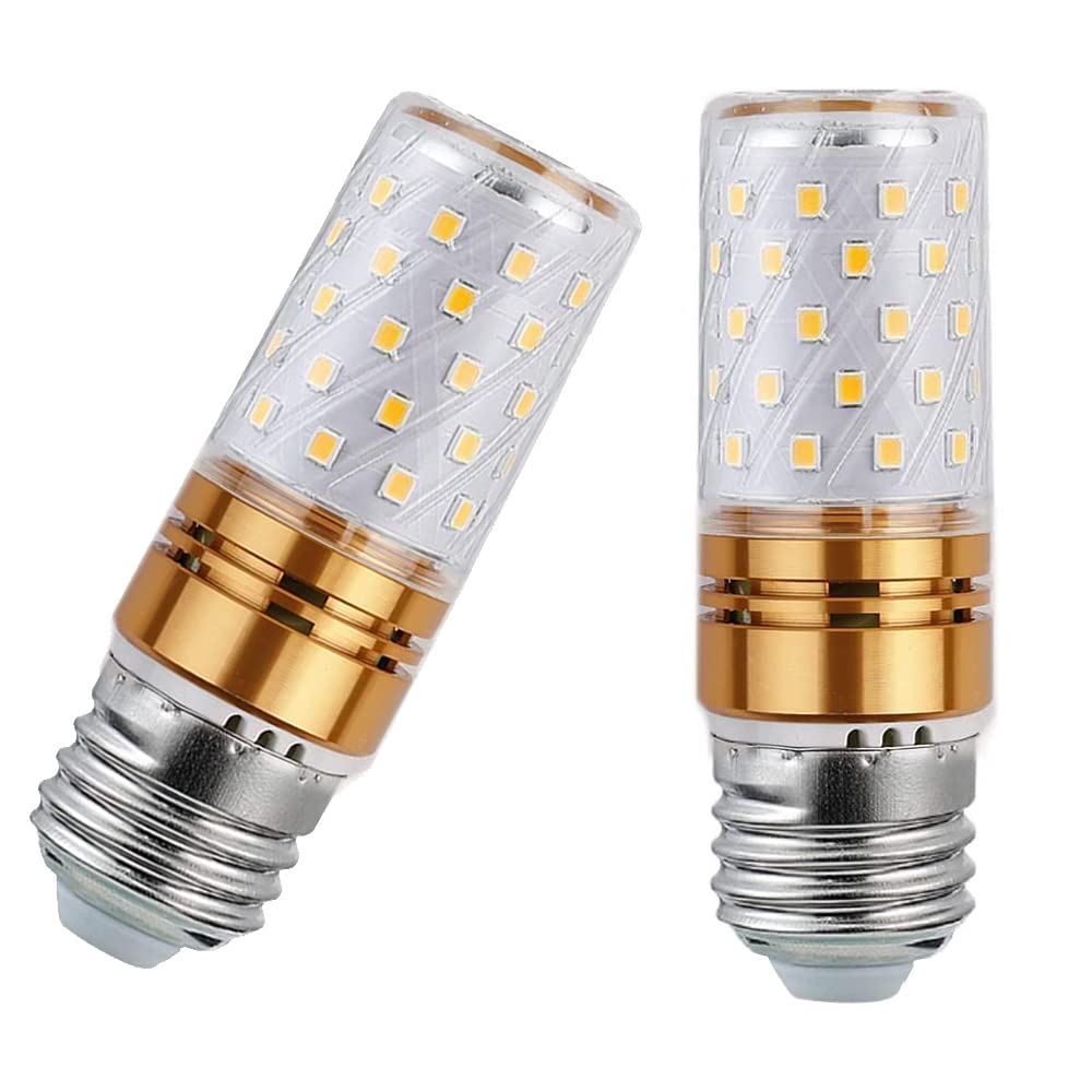 Kicphoo E27 Corn LED Screw LED Bulbs 12W, Non-Dimmable, Daylight White 6000K, 100W Equivalent, 6000K Daylight White, Pack of 4