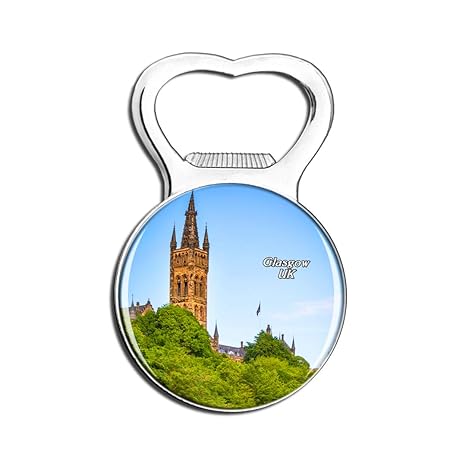 Weekino Uk England University Of Glasgow Fridge Magnet Bottle