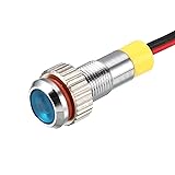 uxcell Signal Indicator Light AC/DC 12V 6mm Dash