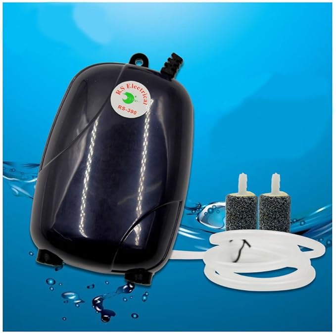 Aquarium Air Pump Filter Ultra Silent Fishing Tank Double