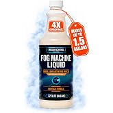 Mission Control Fog Machine Liquid Concentrate - 32 oz - Made in USA | Water Based Glycerin Formula - Makes 1 to 1.5 Gallons of Fog Juice for Fog and Smoke Machines