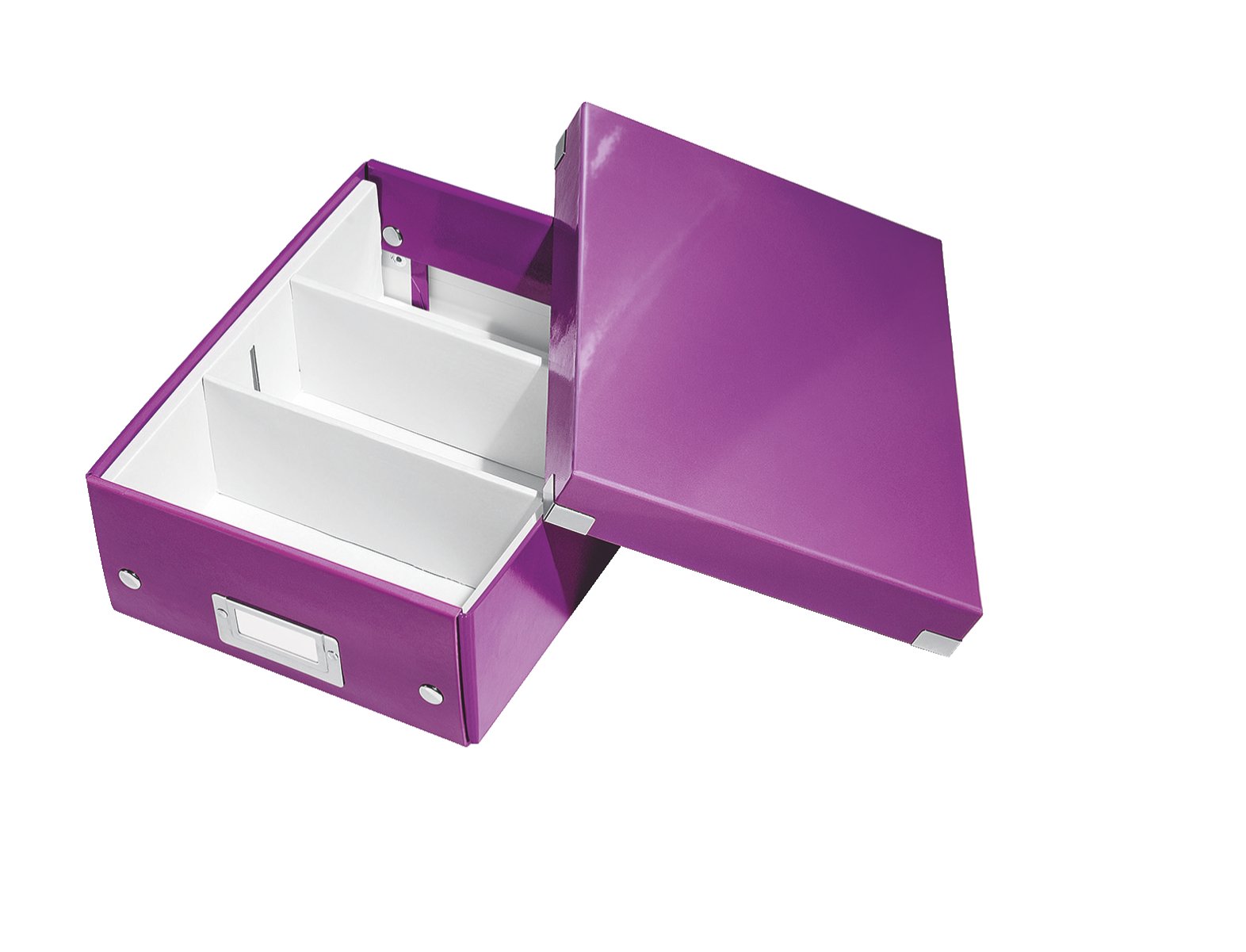 Leitz Organiser Box, Click and Store Range 60570062 - Small, Purple