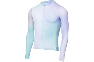 DRAG REDUCTION SYSTEMS DRS | .LTD Cycling Long Sleeve Jersey - Local New York Brand, Multicolor LS Jersey with Back Pockets for Fall Road Biking