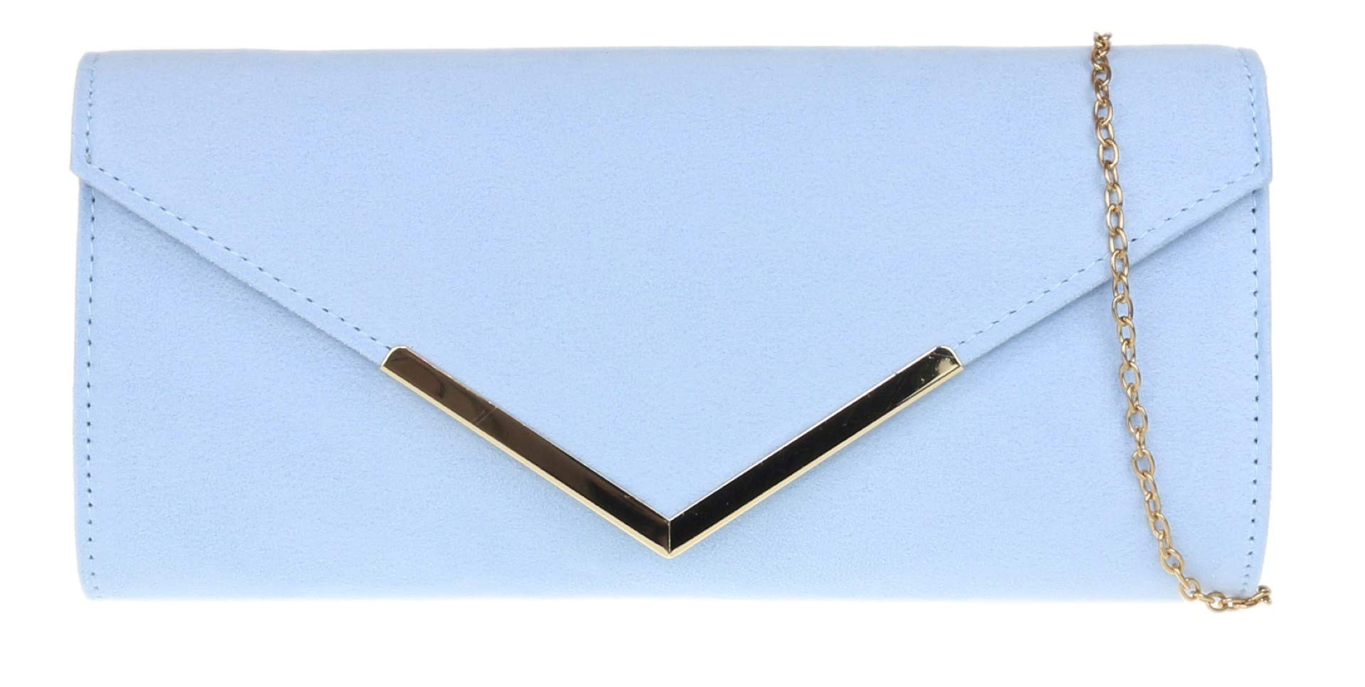 Girly Handbags Womens Small Frame Clutch Bag (Serenity)