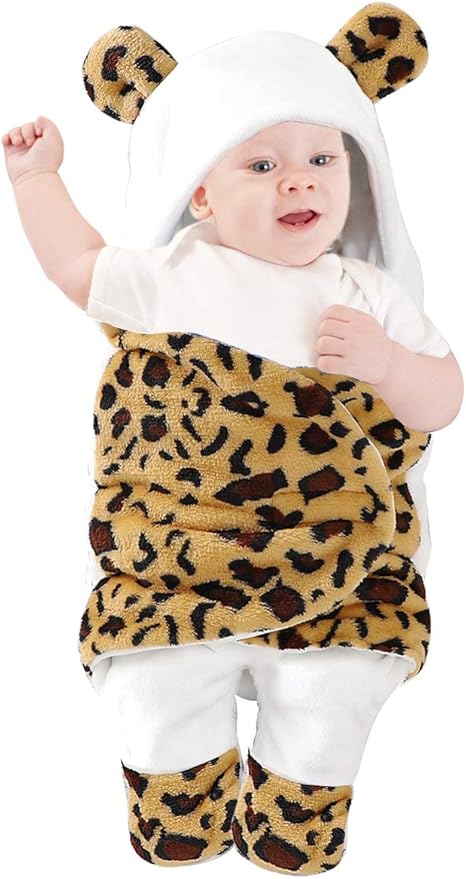 baby hooded swaddle blanket