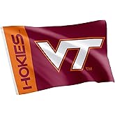 Desert Cactus Virginia Tech Flag Hokies VT Banners 100% Polyester Indoor Outdoor 3x5 feet Flags (Team Name)