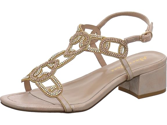 Alma en Pena Damen Sandaletten Sandalette 334-PINK Silber 462083