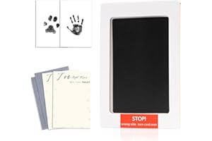 DeerZone Inkless Paw Print Kit,Dog Paw Print Kit,Dog Nose Print Kit,Clean Touch Ink Pads and Imprint Cards,Pet Paw Print Impression Kit for Dogs Cats Footprint Keepsake
