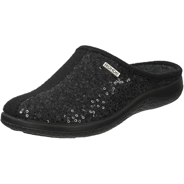 Watch Rohde Women's Flat Mules, 90 Black, 6 On Live