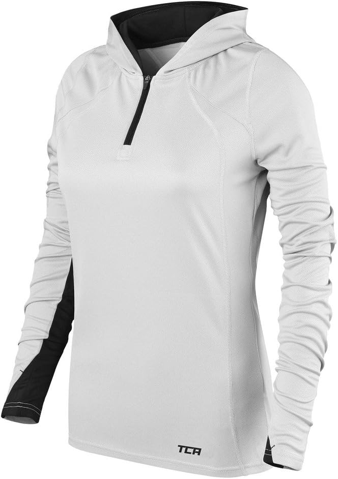 TCA Women's Energy 1/4 Zip Lightweight Running Hoodie