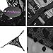 Avidlove Women Sexy Lace Babydoll Lingerie V Neck Chemise Sleepwear Dress Black L