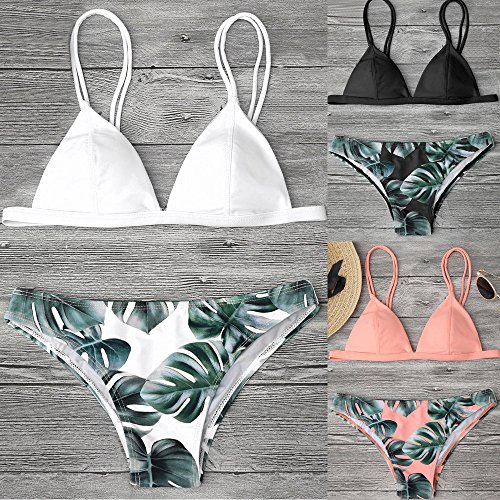Women Bikini Swimwear,Women's Two Piece Monokini Swimsuits Sexy Tankini Bathing Suit Cheeky Retro Beachwear Underwear
