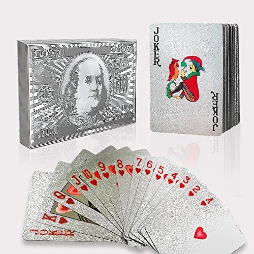 Playing gift Cards 1Deck Silver Dollar Playing Cards