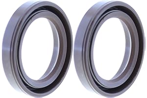 TERACHE Rotary Shaft SC Oil Seal 22x32x7 FPM Single Lip with Garter Spring [Set of 2]