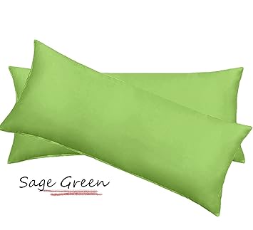 Amazon Com Egyptian Cotton 600 Tc Luxurious 2 Pc Body Pillow