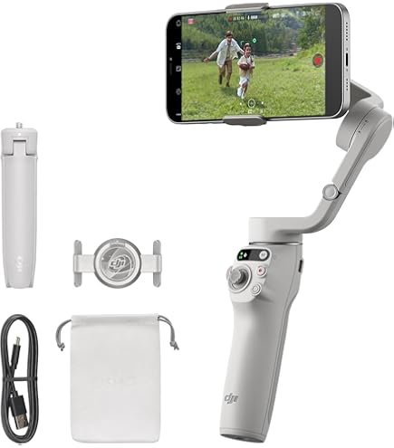Amazon.com: DJI OM 5 Smartphone Gimbal Stabilizer, 3-Axis Phone