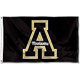 Appalachian State Mountaineers Black Large Grommet Banner Flag