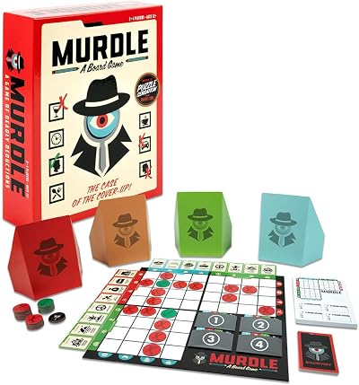 Goliath Murdle The Board Game Based on Popular Puzzle Book 1+ Players