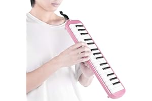 ZERONE Beginner Melodica, 32 Keys Simple Melodica Portable Melodica with Carry Bag IRIN Melodica with Cornet Mouthpiece for Children Beginner Musical Training()
