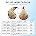 Laken Spanish Bota Bag Leather Canteen Pouch for Wine and Water - Wine Skin Bag with Strap for Travel, Camping, Hiking | Kidney Shape - 1.5 Liter