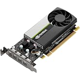 PNY T1000 Professional Graphics Card 8GB DDR6 896 Cores 4 miniDP Low Profile (Bracket Included) OEM (Brown Box)