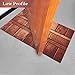2 Pack Rubber Indoor Doormat Rustic Entrance Welcome Mat 18X30 Low Profile Front Door Mat Home Decor Non Slip Entryway Rug for Apartment Garage Kitchen Wood Words Inside Shoe Scraper Floor Carpet