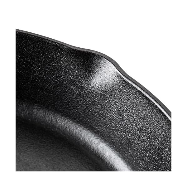 Simple Chef Cast Iron Skillet 3-Piece Set - Best Heavy-Duty Professional Restaurant Chef Quality Pre-Seasoned Pan… - Image 5