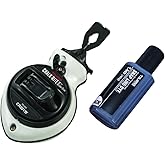 TAJIMA Chalk Box - Chalk-Rite II Snap-Line with Extra Bold 1mm Chalk Line & Five Gear Quick Retrieval - CR201W-P