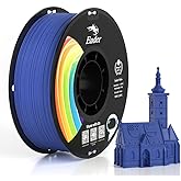 Creality 3D Printer Filament, PLA Plus Filament 1.75mm Rainbow, PLA Pro Toughness Upgraded Dimensional Accuracy +/- 0.03mm, 1KG Spool(2.2lbs) Ender PLA+ Filament for Most 3D Printer