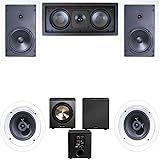 Klipsch R-1650-W In Wall #2 5.1 Home Theater System(R-2502-W)-FREE PL-200