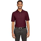 Core 365 Men's Fusion ChromaSoft Pique Polo XL Burgundy