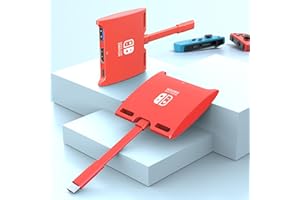 HARIBOL Switch Dock, 4K@60Hz and 1080P@60Hz Switch Docking Station, Mini Switch Dock with HDMI, USB and 100W PD Port Compacti