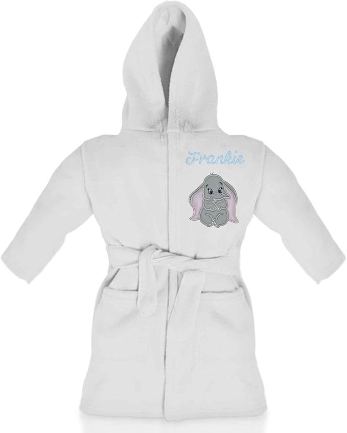 baby dumbo dressing gown