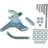 A/C Compressor Bracket, Air Conditioning Compressor Bracket Passenger Side Top Mount Fits for Small Block Chevy 283, 305, 327, 350